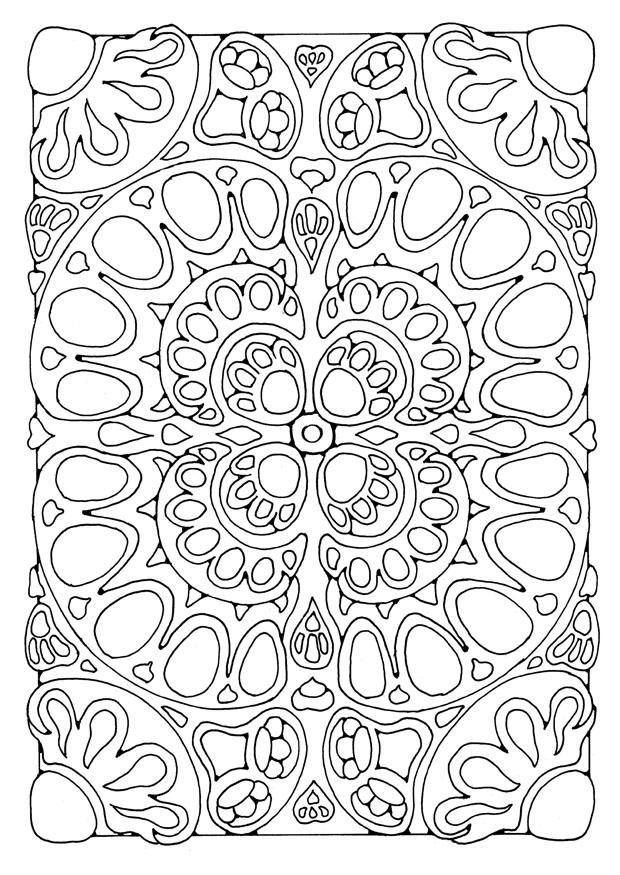 mandala2a Målarbild mandala2a