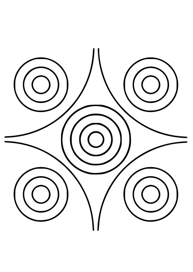 mandala4 Målarbild mandala4