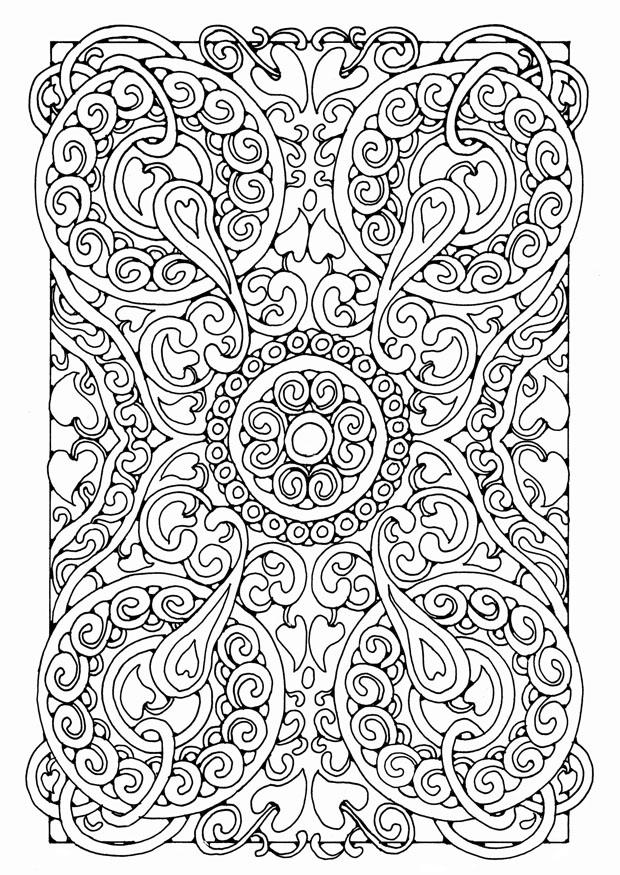 mandala5a Målarbild mandala5a