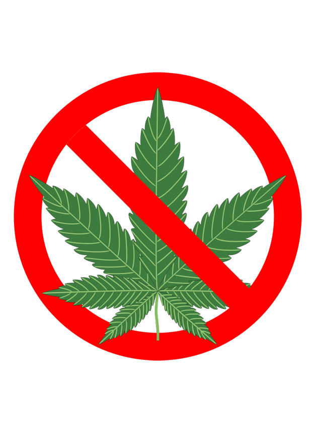 bild marijuana fA¶rbjudet