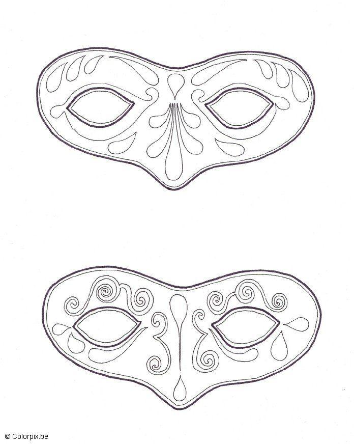 Målarbild masker