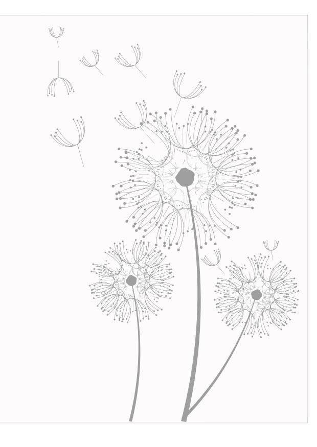 Målarbild maskrosor