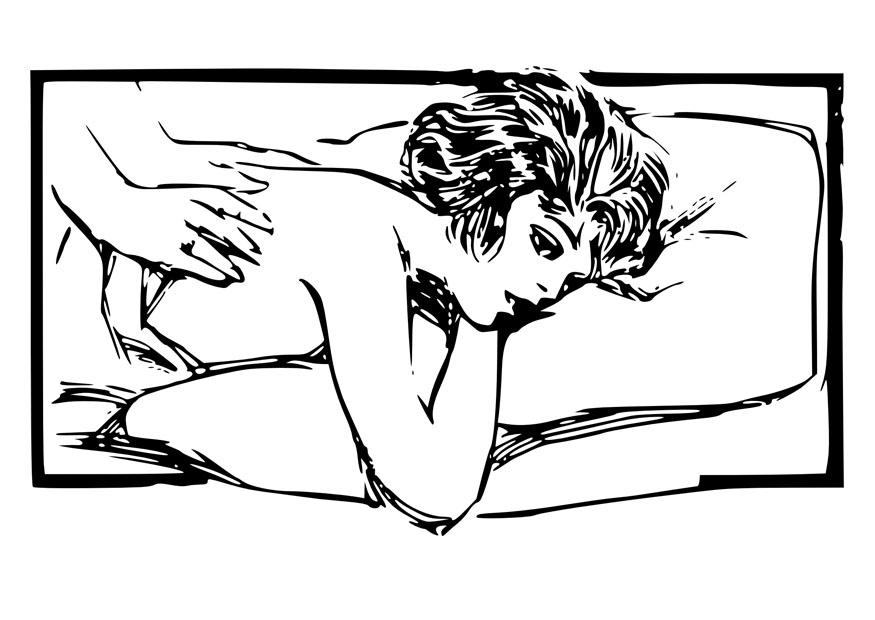 massage Målarbild massage