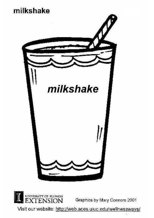 milkshake Målarbild milkshake