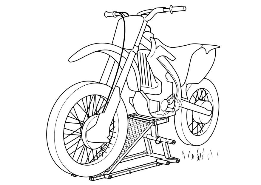 motorcykel Målarbild motorcykel