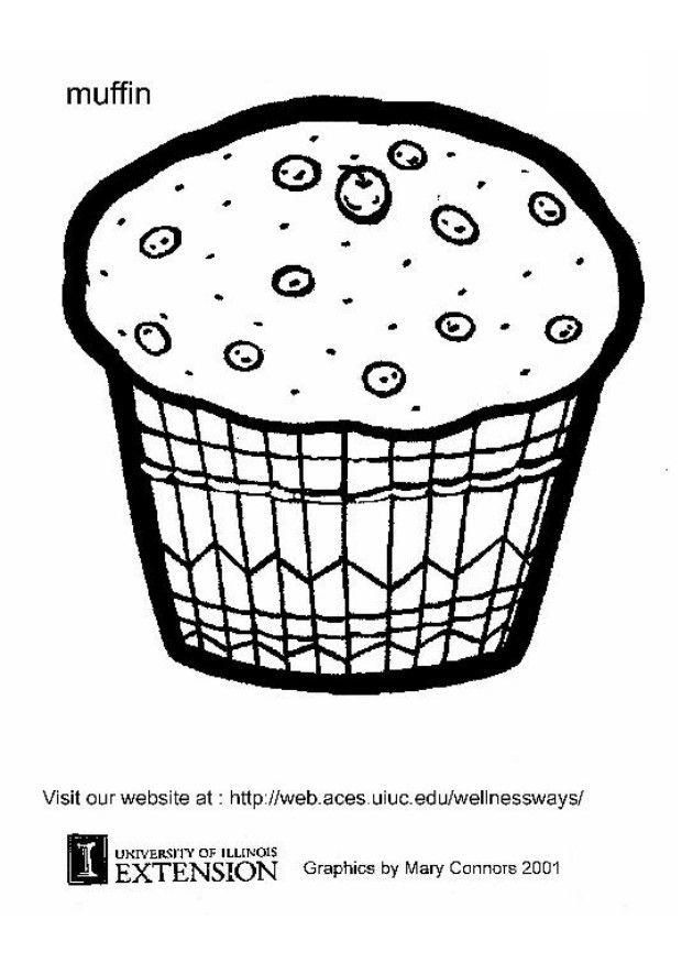 muffins Målarbild muffins