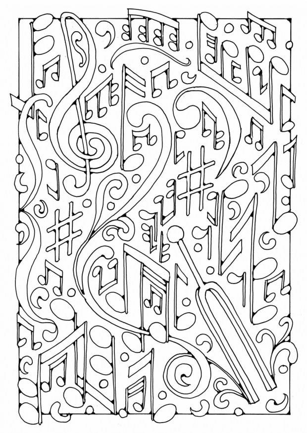Målarbild musik
