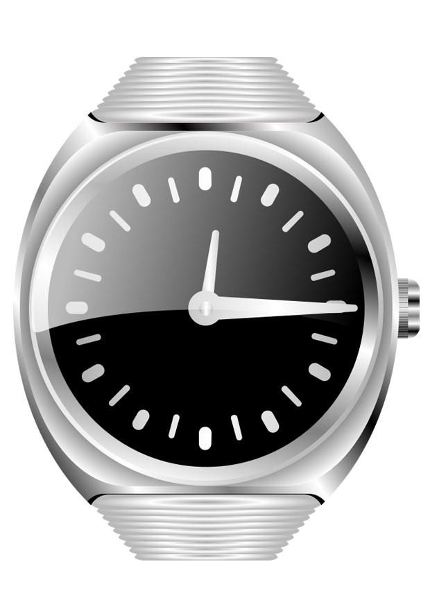 Målarbild armbandsur