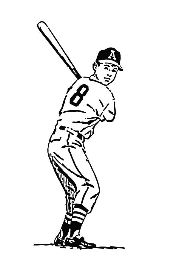 Målarbild baseboll