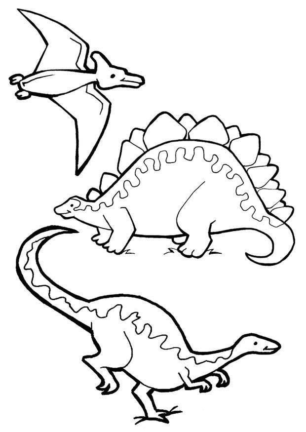Målarbild dinosaurier under vatten