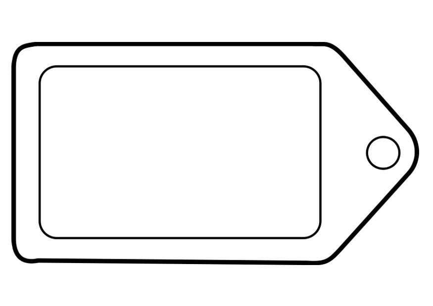 Målarbild etikett