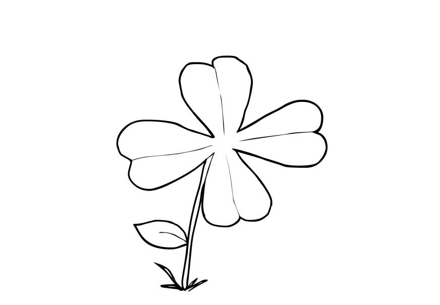 Målarbild klA¶ver