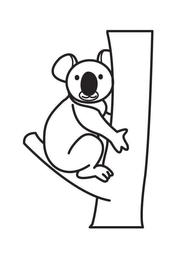 Målarbild koalabjA¶rn