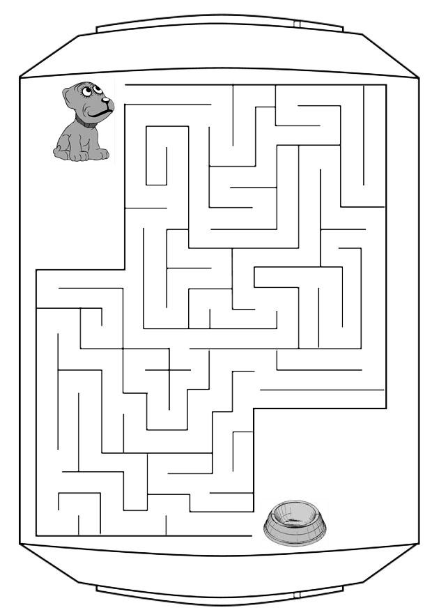 Målarbild labyrint