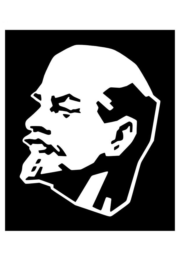 Målarbild lenin