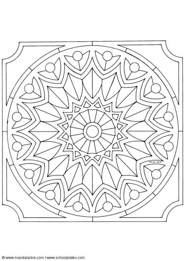 Målarbild mandala-1502s