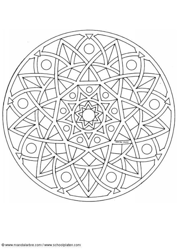 Målarbild mandala-1702c