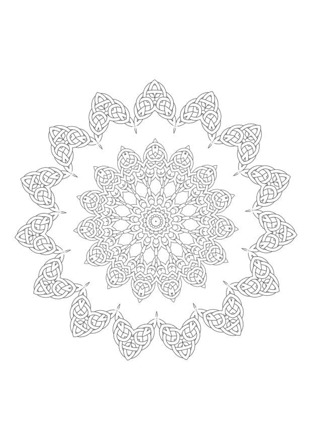 Målarbild mandala