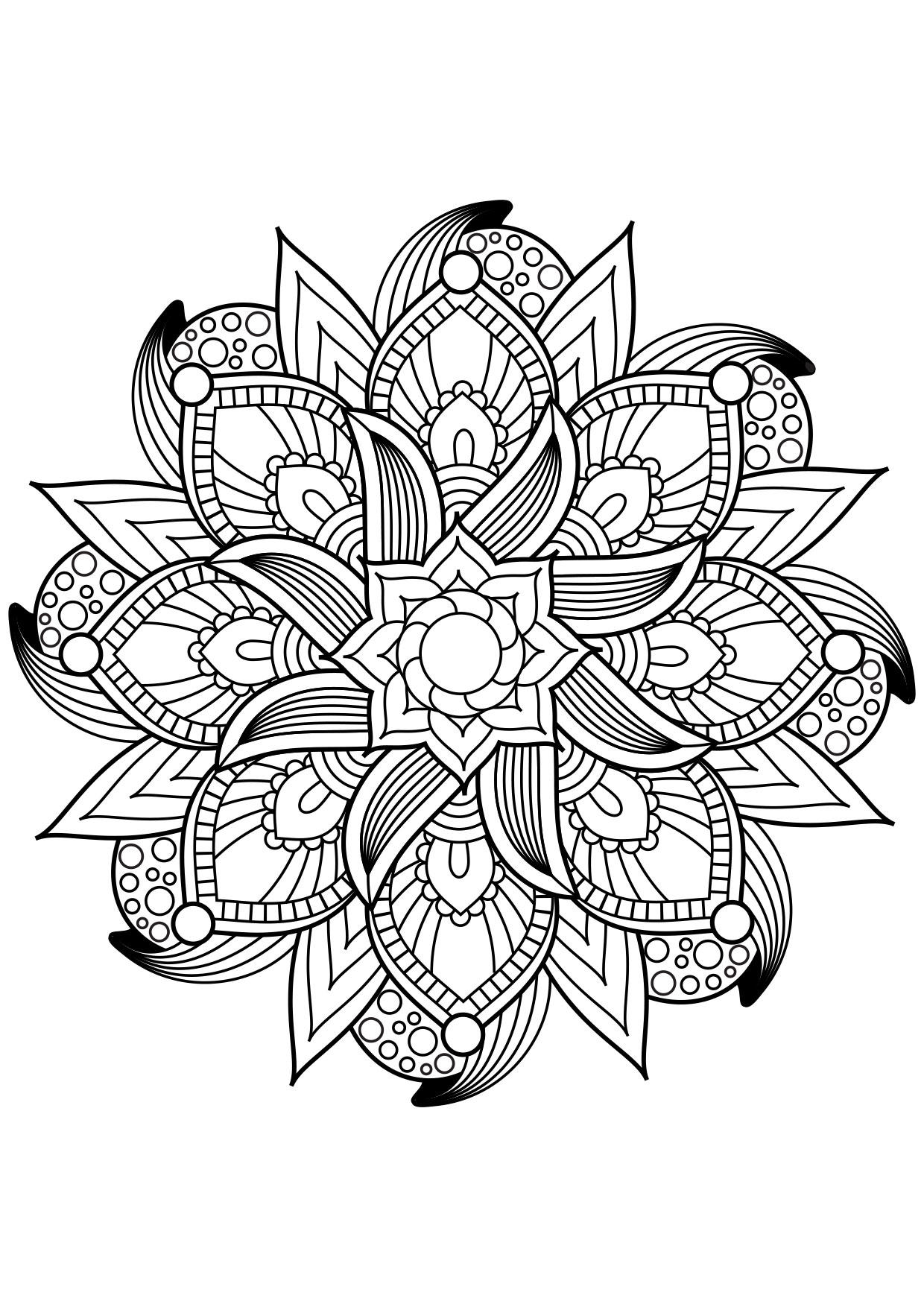 Målarbild mandala