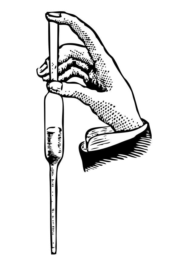 Målarbild pipett