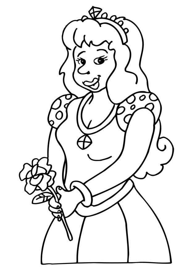 Målarbild prinsessa