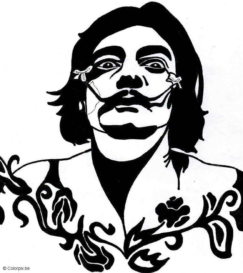 Målarbild salvardor dali