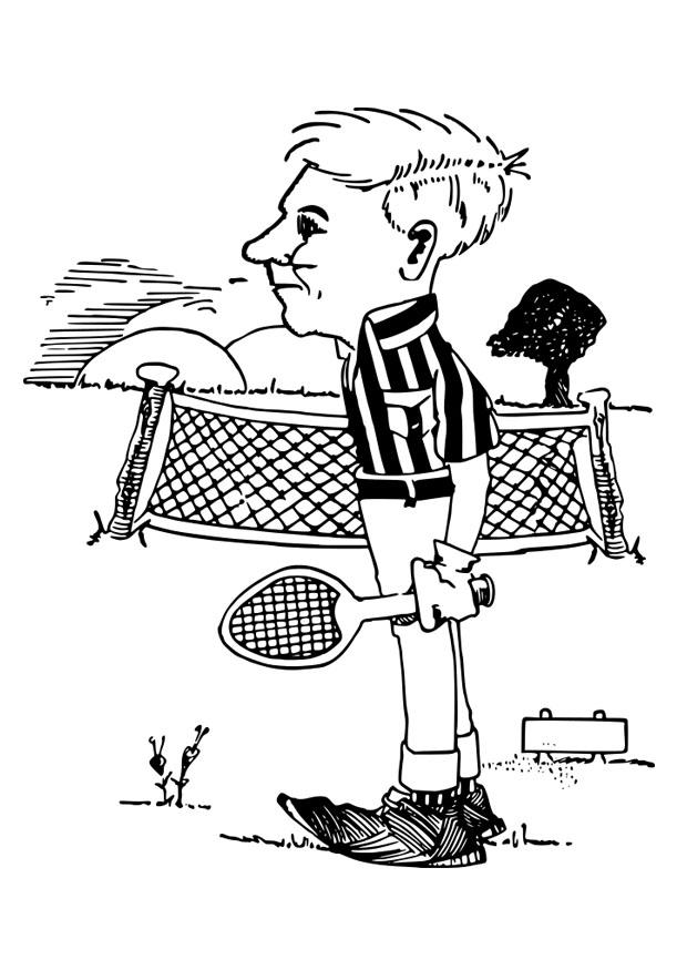 Målarbild tennis