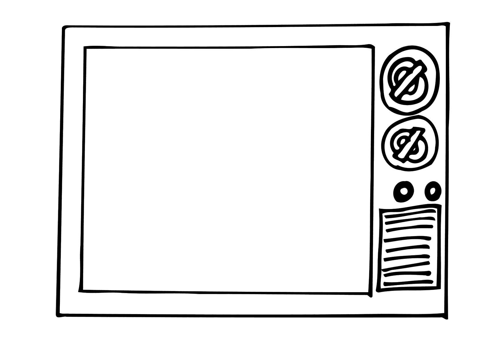 Målarbild tv