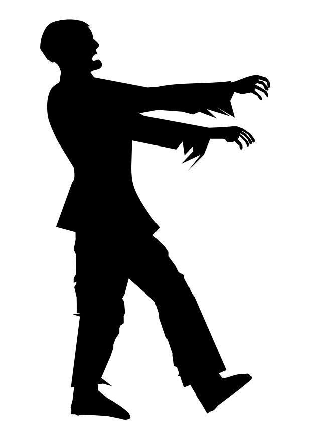 Målarbild zombie