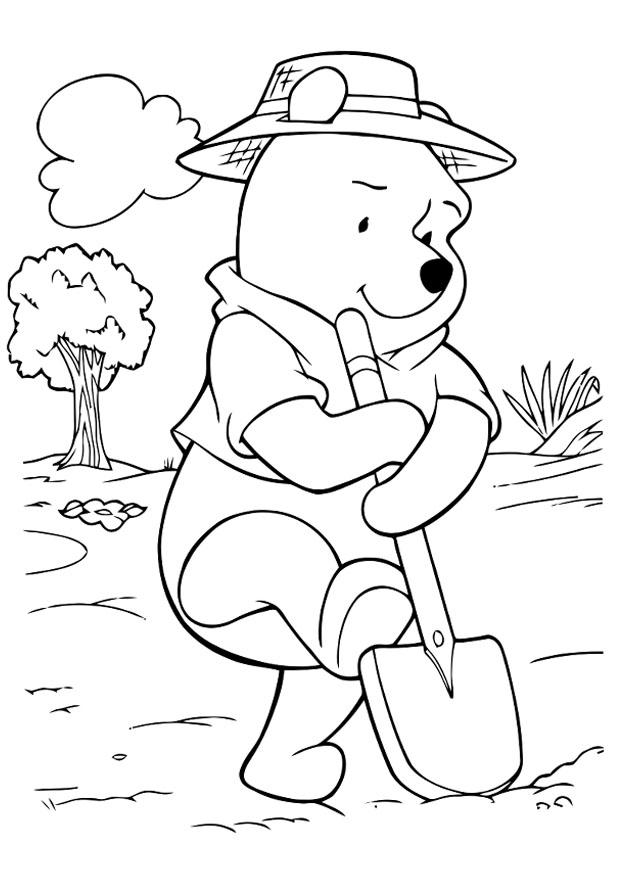nalle puh Målarbild nalle puh