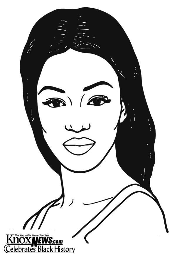 naomi campbell Målarbild naomi campbell