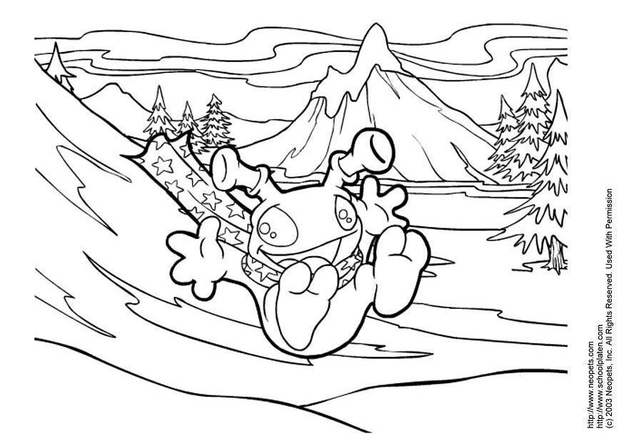 neopets vinter Målarbild neopets vinter