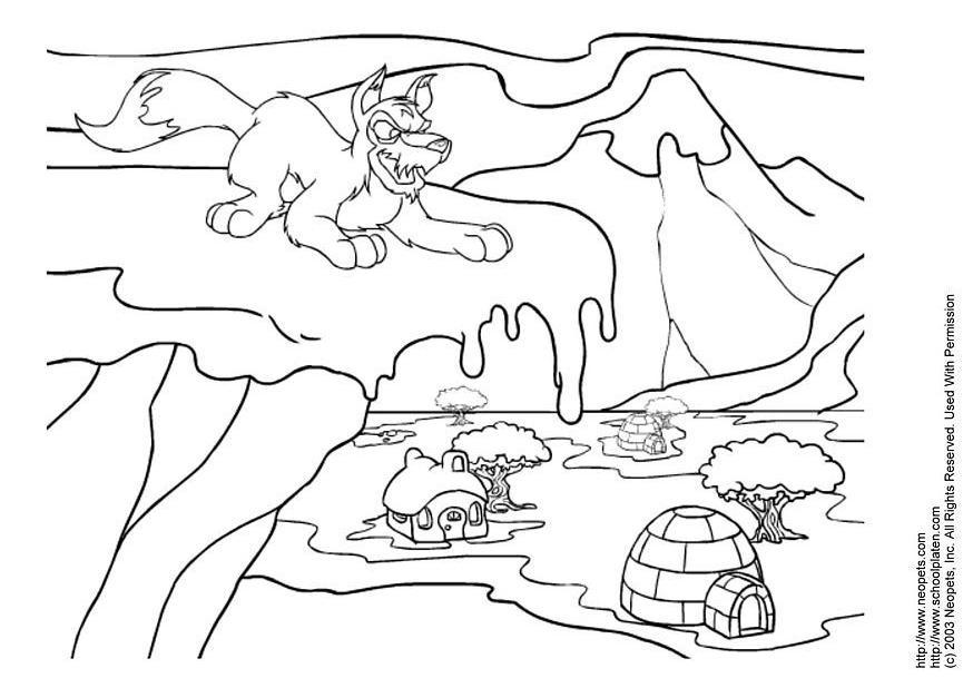 neopets vinter Målarbild neopets vinter