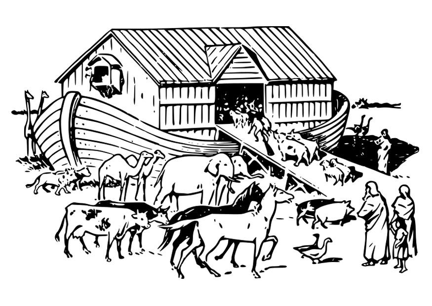 noahs ark Målarbild noahs ark