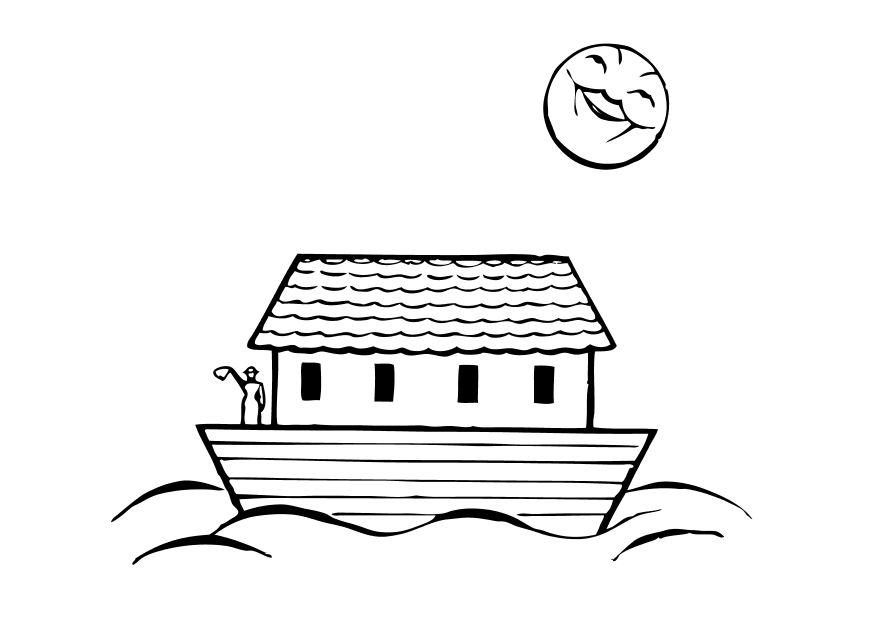 noas ark Målarbild noas ark