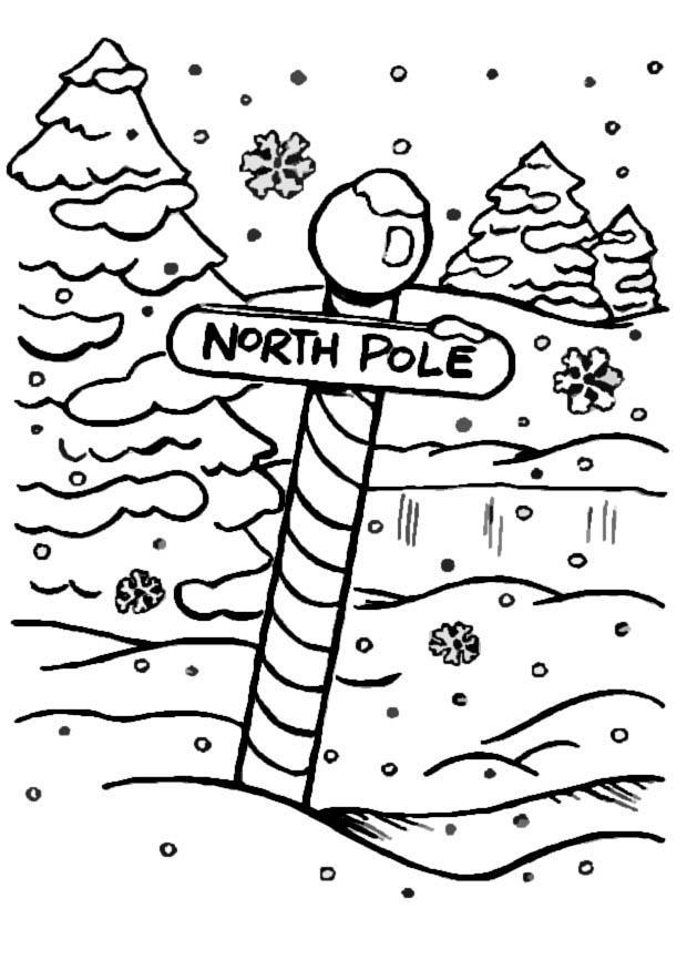 nordpolen Målarbild nordpolen