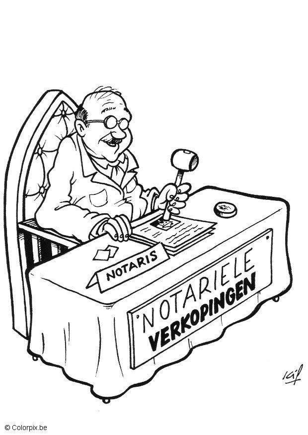 notarie Målarbild notarie