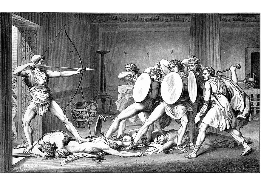odysseus Målarbild odysseus
