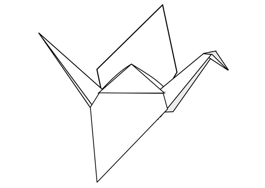 origami Målarbild origami