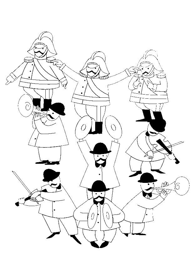 orkester Målarbild orkester