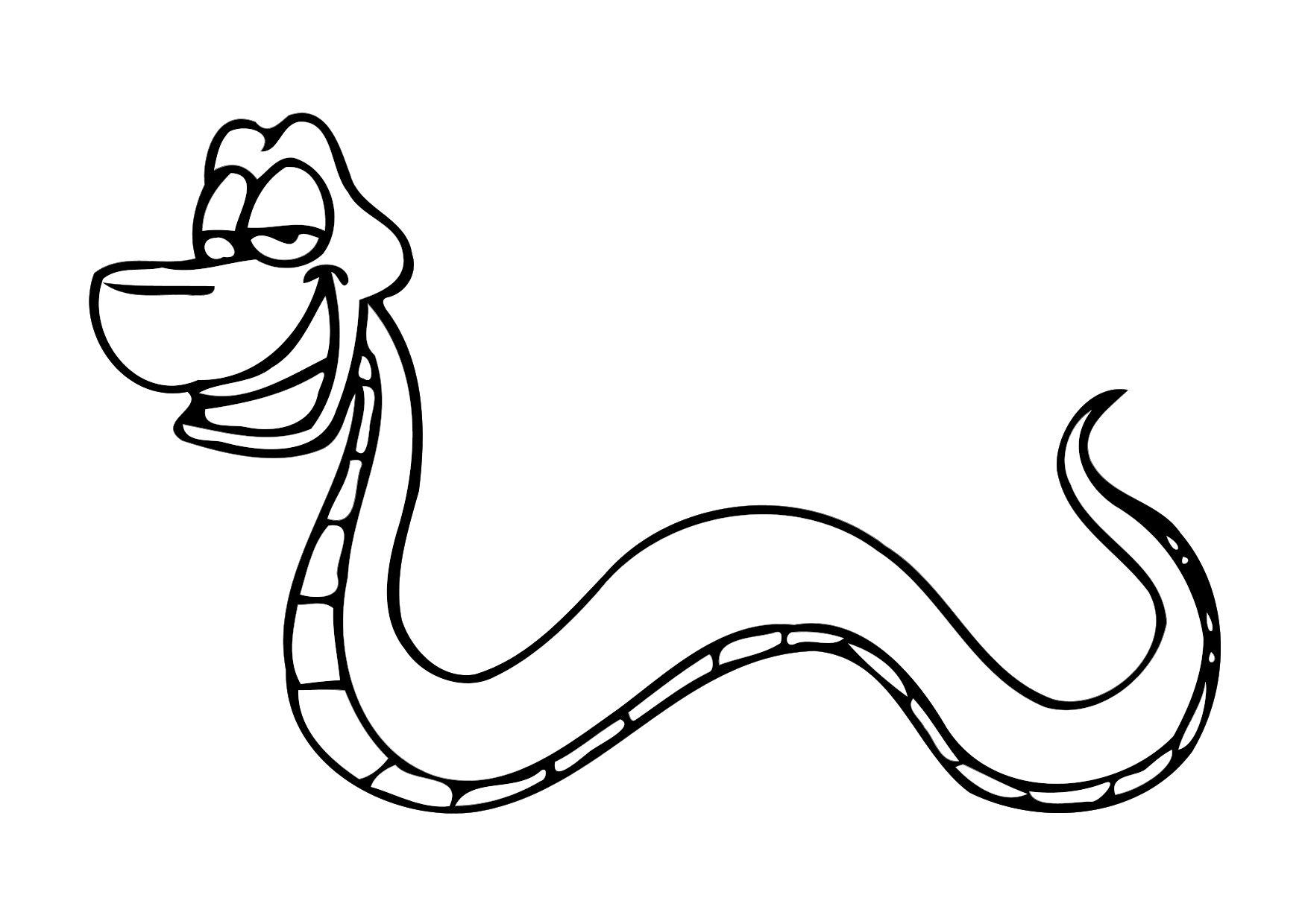 orm Målarbild orm