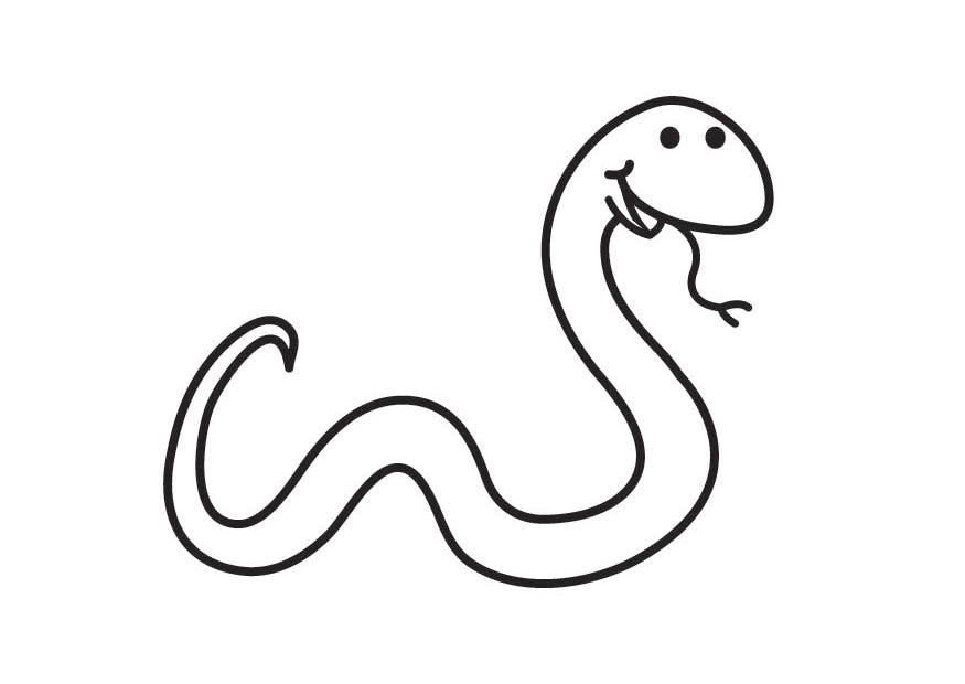 orm Målarbild orm
