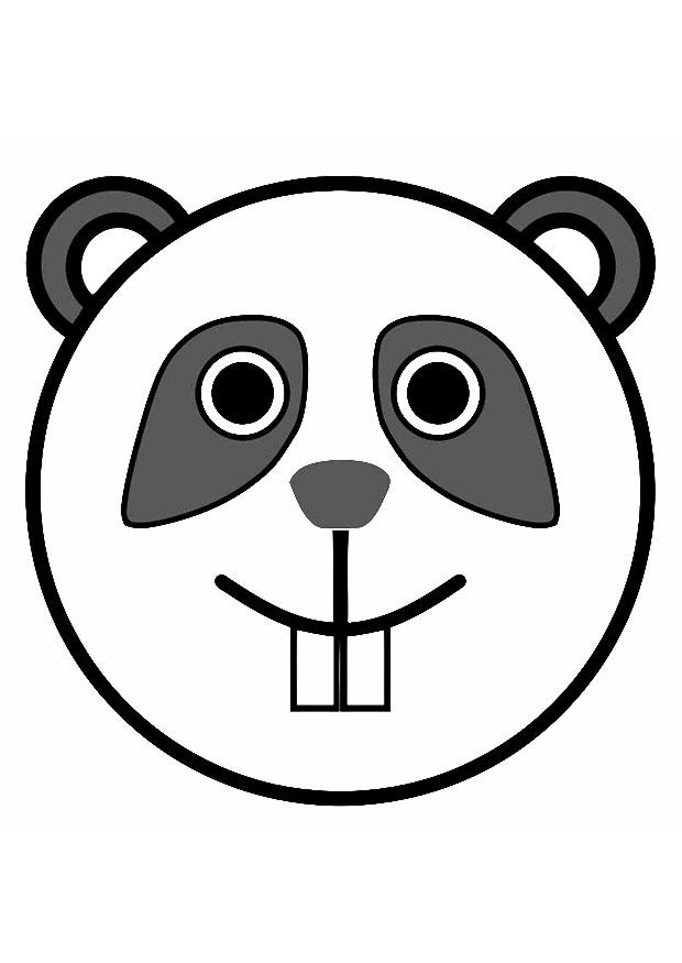 panda Målarbild panda