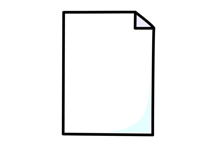 pappersark Målarbild pappersark