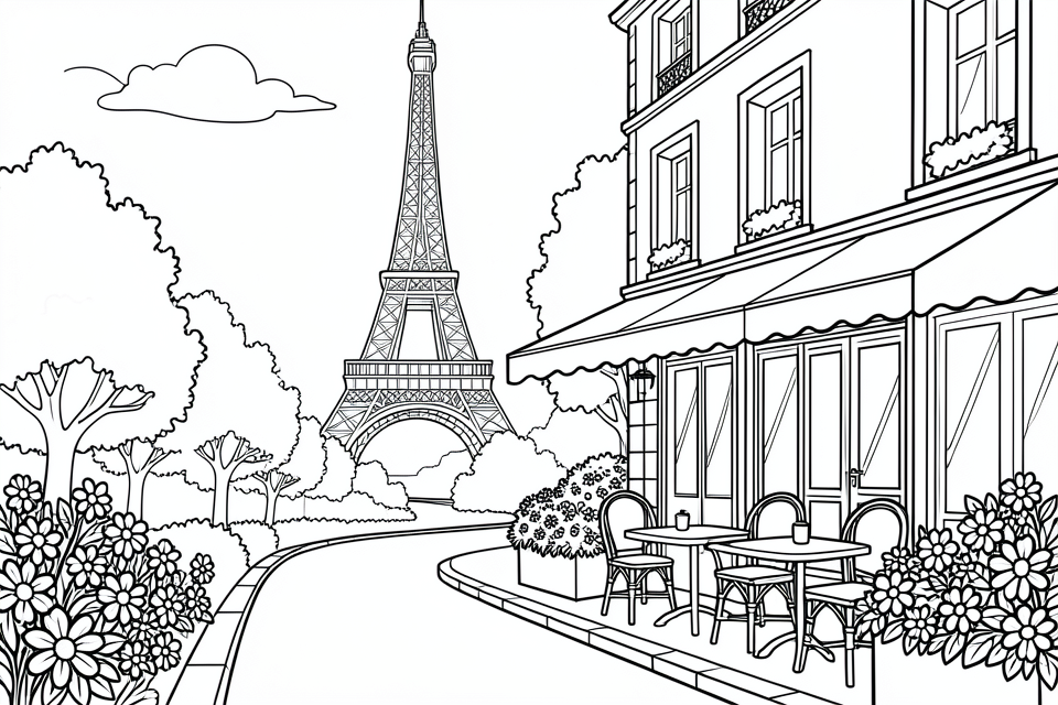 paris frankrike Målarbild paris frankrike