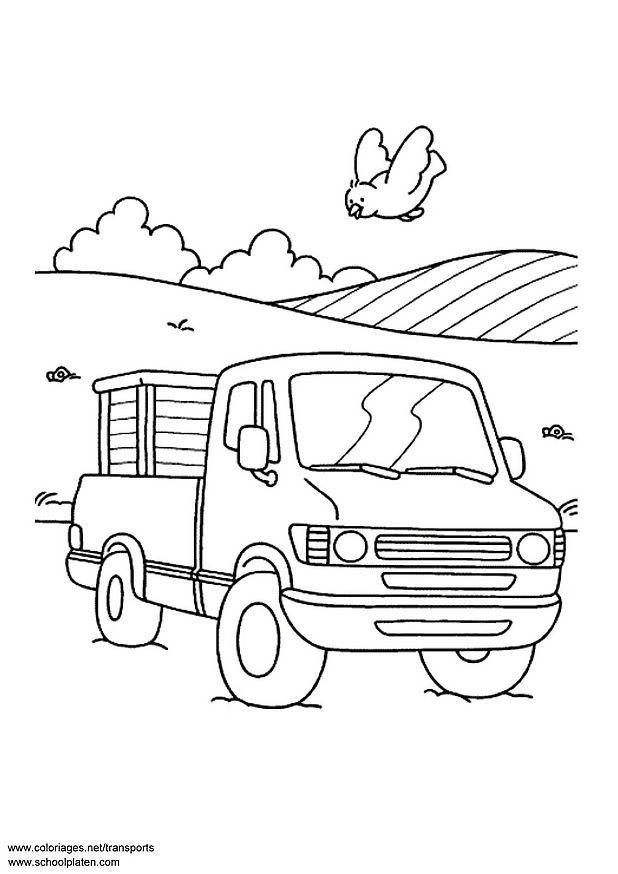 pick-up bil Målarbild pick-up bil