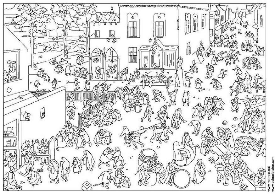 Målarbild pieter brueghel