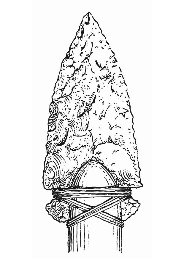 Målarbild pilspets