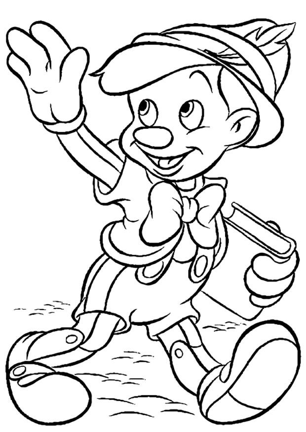 Målarbild pinocchio