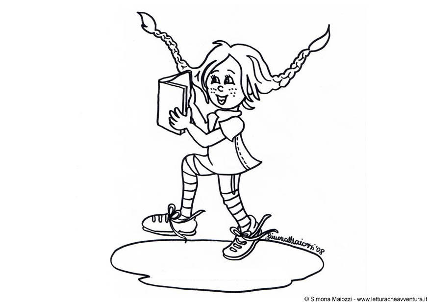 pippi lA¥ngstrump Målarbild pippi lA¥ngstrump